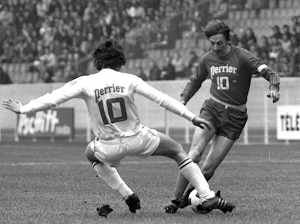 PSG-Nancy en 1974 lors de la première saison au Parc en Coupe de France