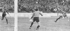 Jean-Claude Bras face à Rennes lors de la saison 1971-1972