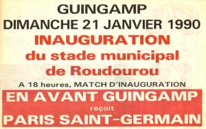 21 janvier 1990 au Roudourou...