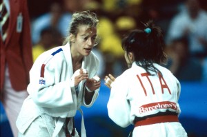 Cécile Nowak, championne olympique à Barcelone en 1992