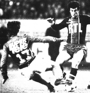 Mustapha Dahleb en action face aux Verts