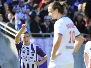 Le Toulousain Ben Yedder, dernier buteur face au PSG