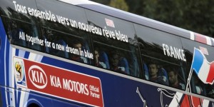 Le bus légendaire des Bleus à Knysna...