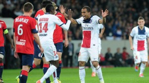 Matuidi et Lucas, la joie des buteurs parisiens à Lille