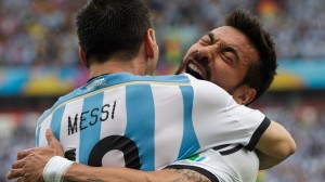 Lavezzi, passeur décisif avec l'Argentine