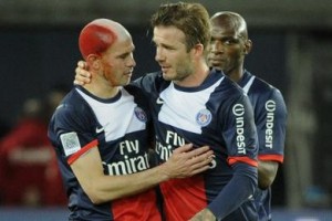 Champion de France, avec Beckham