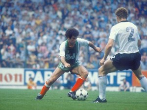 Dahleb face à l'Allemagne en 1982