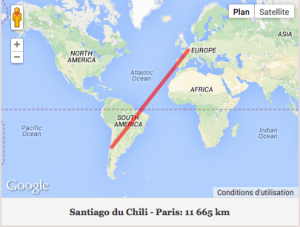 Santiago du Chili : cap à l'ouest !