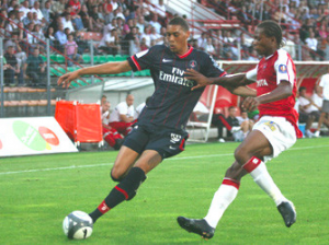 le PSG d'Hoarau en 2009, victorieux à Valenciennes