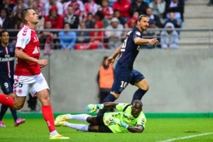 le but d'Ibra après seulement 7 minutes de jeu