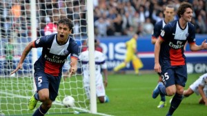 Marquinhos, buteur la saison dernière face à Toulouse