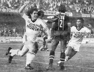 Angers-PSG dans les années 1980