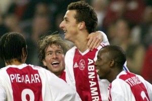 Maxwell et Ibrahimovic sous le maillot de l'Ajax