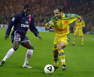 Ziani, dernier buteur nantais au Parc des Princes avant Bedoya