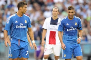 Paris tout près du Real de Ronado et Benzema