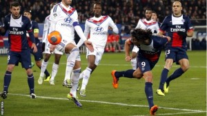 l'ouverture du score signé Cavani