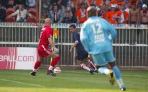 le moment de grâce pour Pauleta...