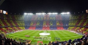 le camp Nou, la plus belle affluence dans l'histoire du PSG