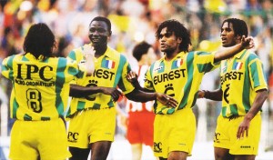 le record pour le FC Nantes, en 1994-1995