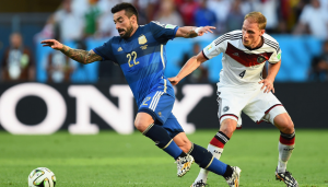 Lavezzi, battu en finale par l'Allemagne