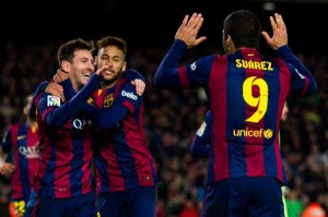 Messi, Neymar et Suarez : difficile de trouver mieux en Europe...