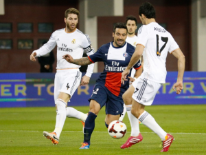 63eme match pour le PSG en 2014, débuté par une défaite face au Real Madrid