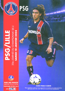 Sorin en couverture lors de la saison 2003-2004