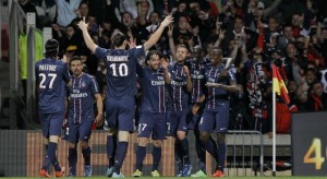 la joie des Parisiens à Lyon en 2013