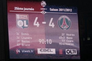 4-4, incroyable score à Gerland