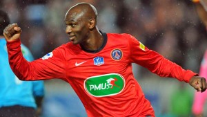 Camara, buteur lors du PSG Lens en Coupe en janvier 2011 (5-1 pour Paris)