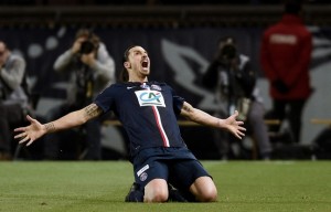 la joie d'Ibra face aux Verts