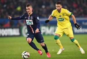 Le PSG de Verratti avait sorti le dauphin de Paris, Nantes, en 8eme de finale