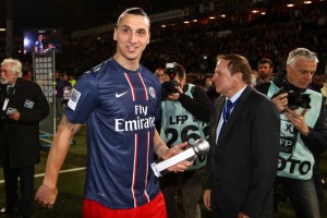 Ibra, meilleur buteur de la saison en L1