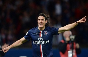 cavani joie psg 2015