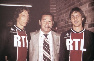 Cruyff en compagnie de Dogliani et Fontaine