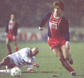 la période des derbys à Paris : Susic face au Racing en 1986