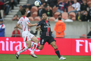 Pauleta, héros du match face à Lille