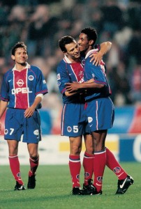Leonardo, Anelka et Roche en 1996