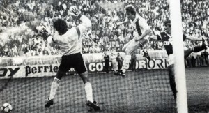 le but de Pilorget contre Bordeaux en 1985