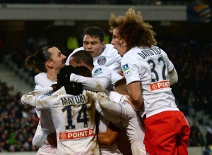 la joie des Parisiens à Lille la saison dernière en demi-finale