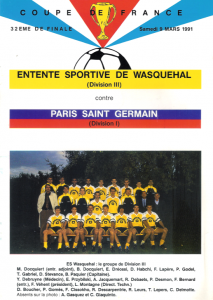 Wasquehal-PSG, 25 ans après...