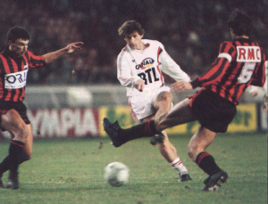 Susic impuissant face à Nice en 1987