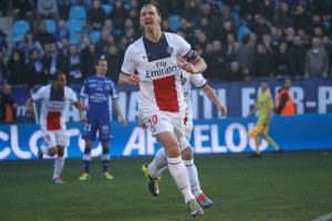 Ibra, le 100eme à Bastia en 2014