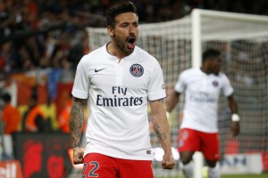 la joie de Lavezzi et 2-0 pour Paris