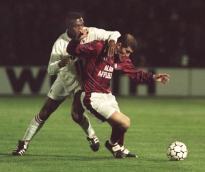 Bordeaux et Zidane face au Milan AC en 1996