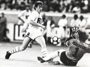 Fabrice Poullain contre Lille en 1985