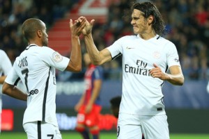 4-0 pour le PSG de Lucas et Cavani en 45 minutes à Caen : record égalé !