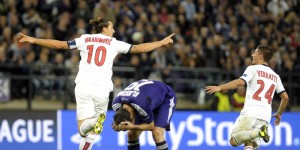 la joie d'Ibra à Anderlecht