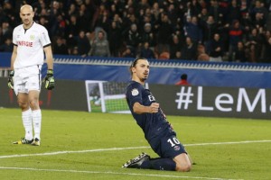 La joie d'Ibra face à Nantes