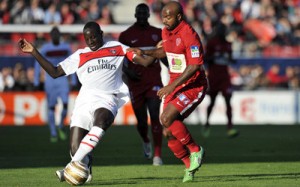 Sakho avec le PSG contre Dijon en 2011